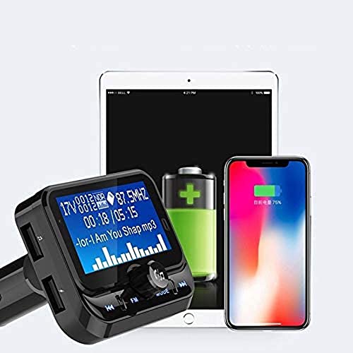 ZEFLMXS Car Kit Handsfree FM Transmitter MP3 Player Charger Audio Receiver