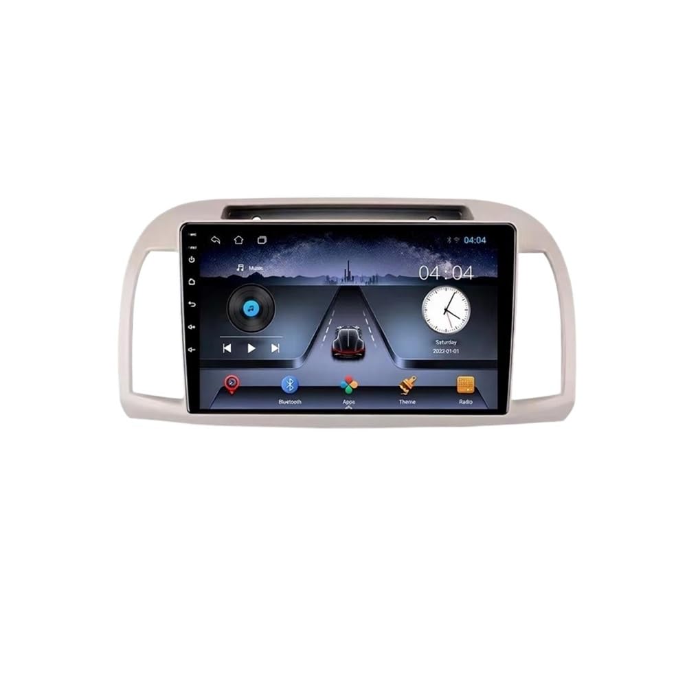 Android 14 CarPlay Stereo for Nissan March/Micra K12 2002–2010