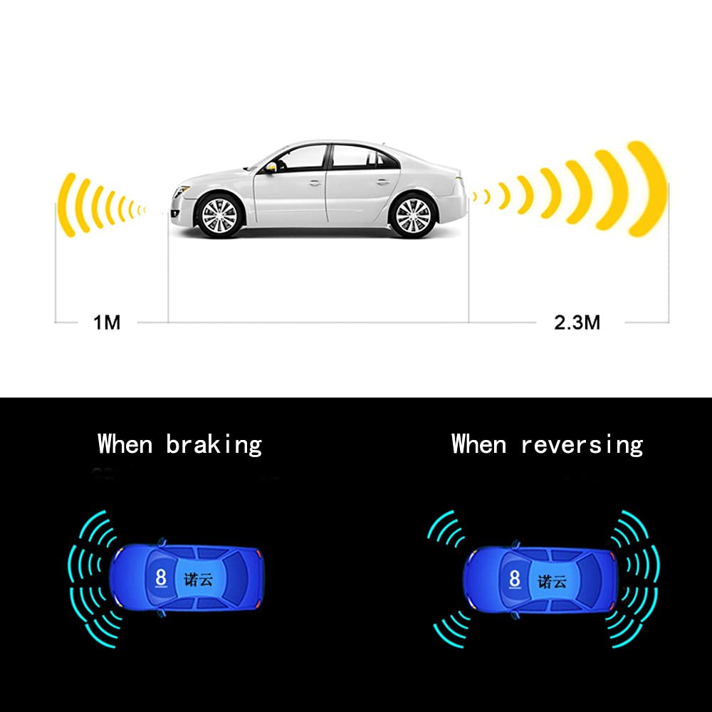 8-Sensor Car Reverse Parking Radar System