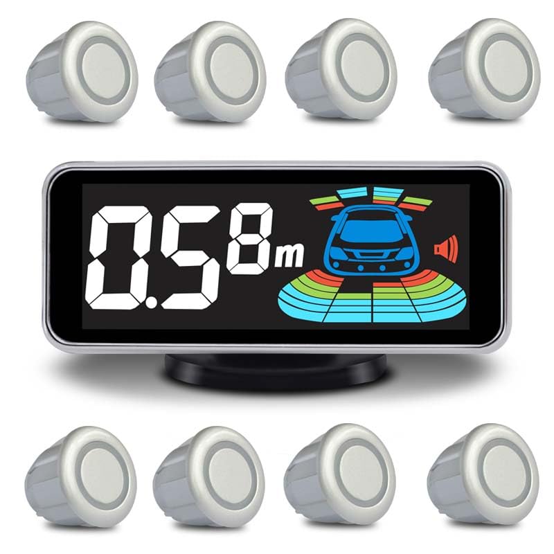 8-Sensor Car Reverse Parking Radar System