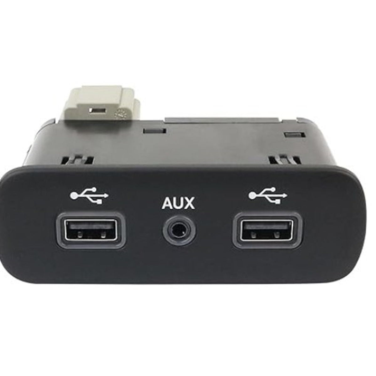 Car USB Hub with 4 Fast Charging Ports & Media Interface