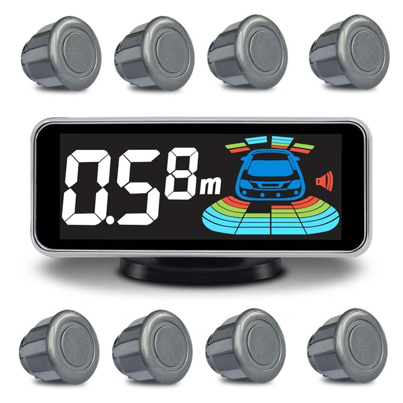 8-Sensor Car Reverse Parking Radar System