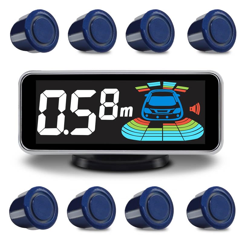 8-Sensor Car Reverse Parking Radar System