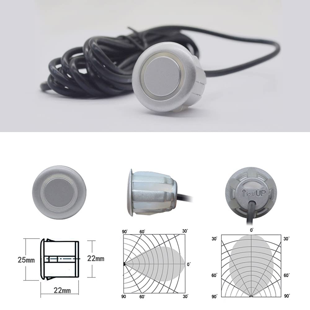 8-Sensor Car Reverse Parking Radar System