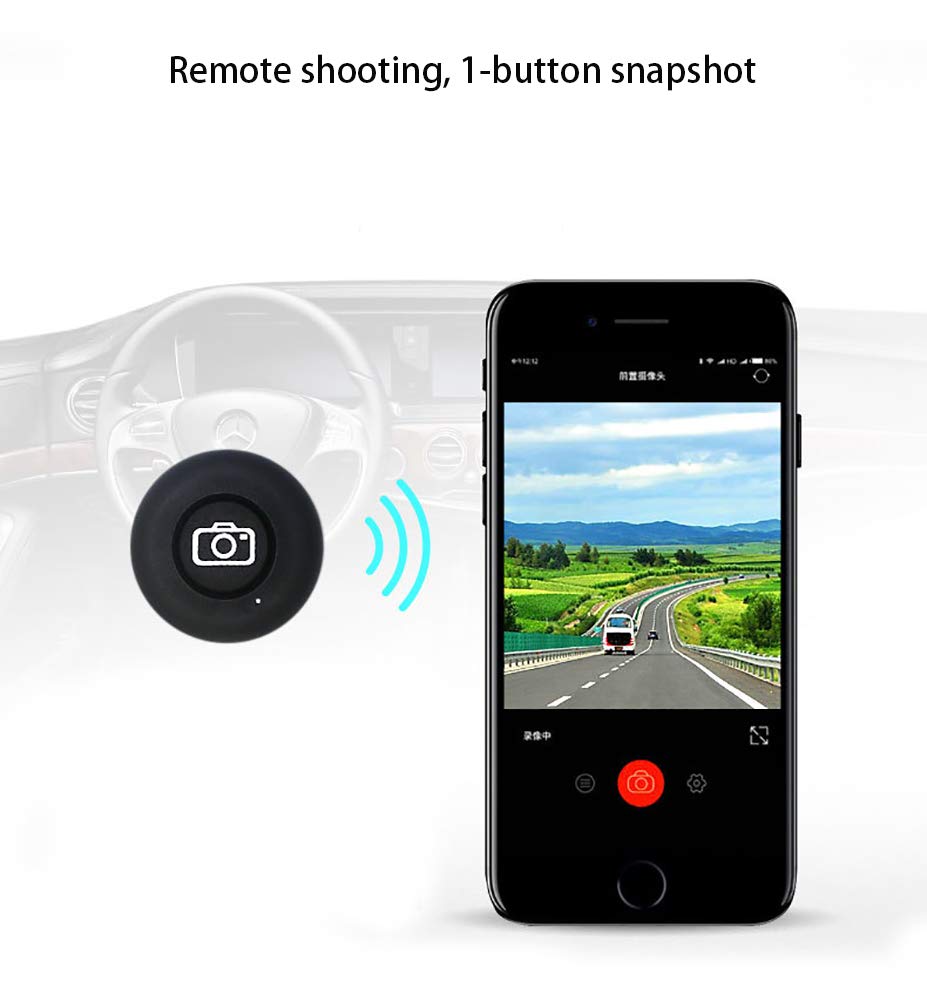 1080P Dual Lens Dash Cam with Front & Rear Cameras and WiFi