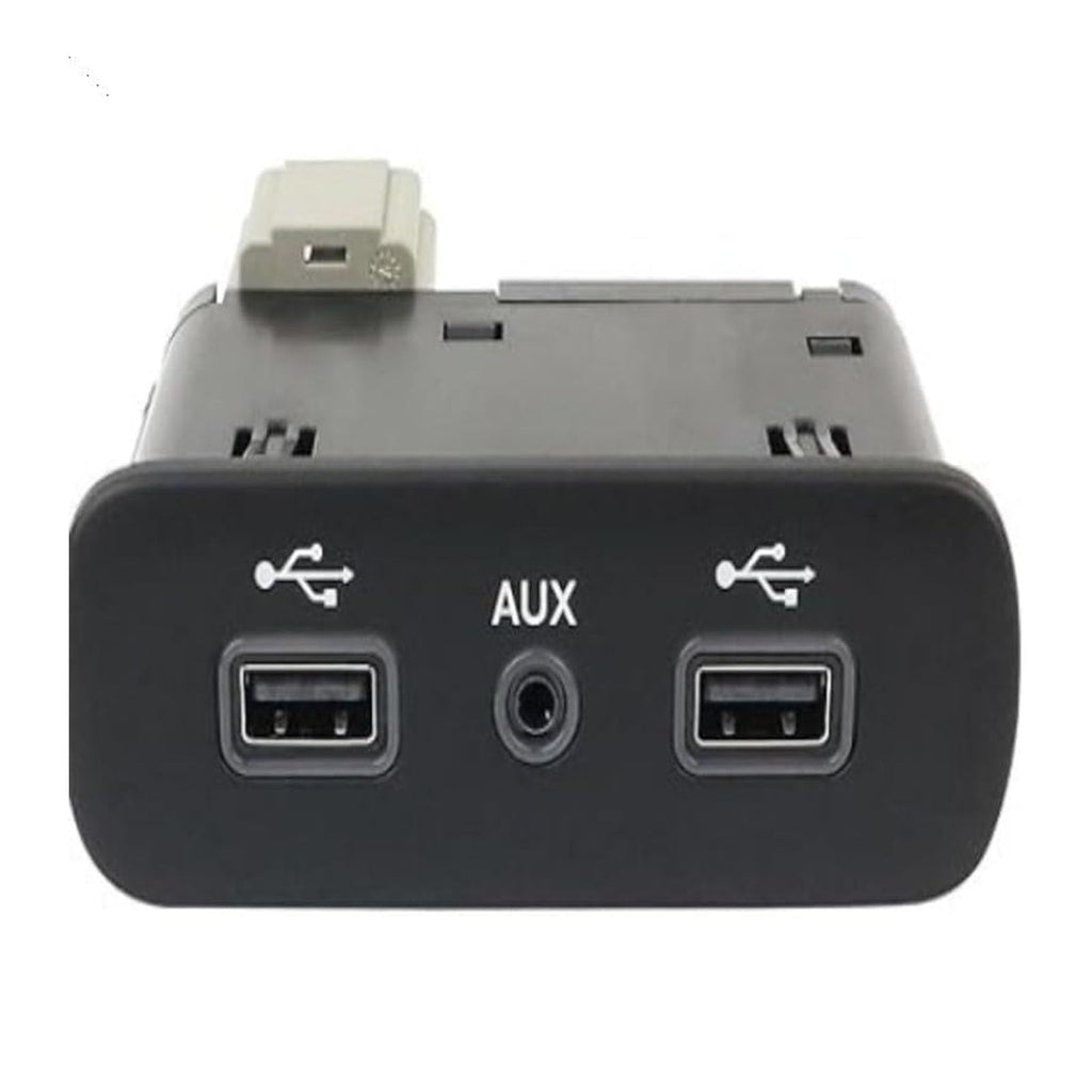 Car USB Hub with 4 Fast Charging Ports & Media Interface