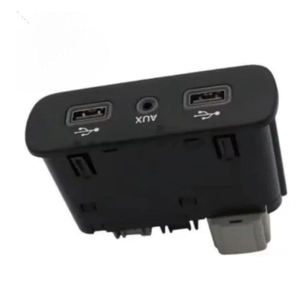 Car USB Hub with 4 Fast Charging Ports & Media Interface