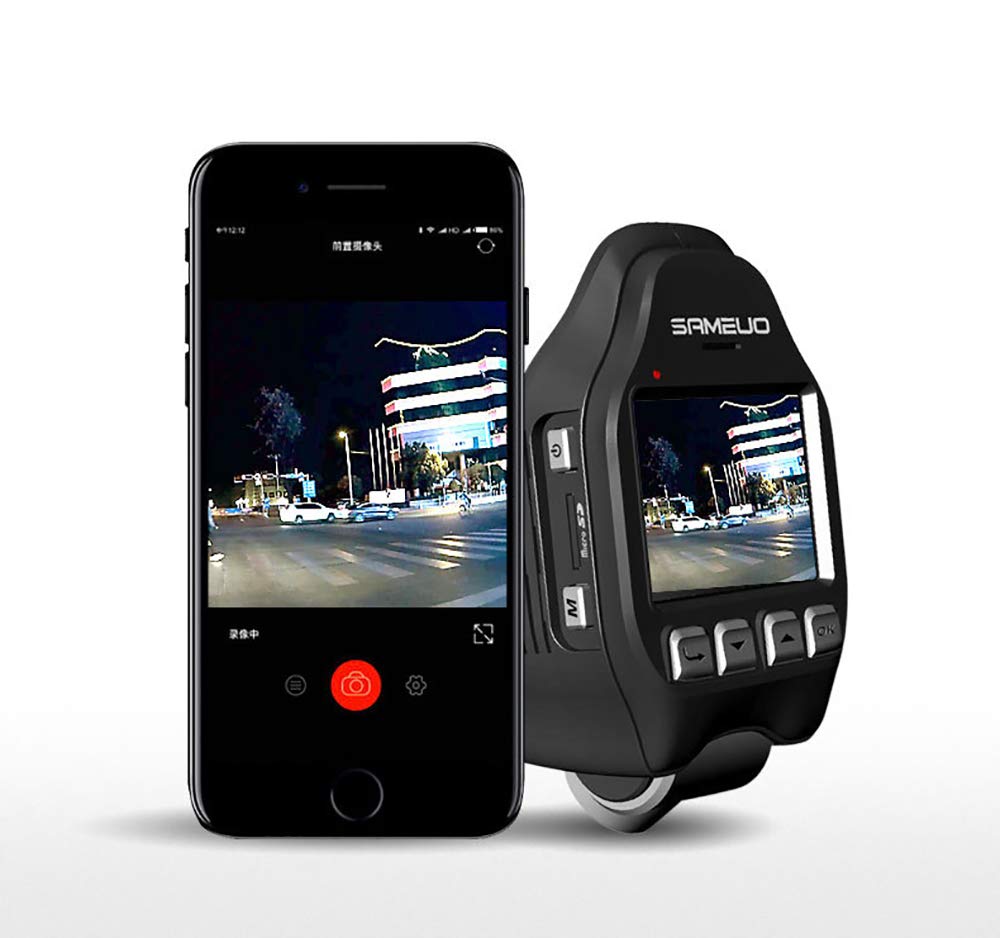 1080P Dual Lens Dash Cam with Front & Rear Cameras and WiFi