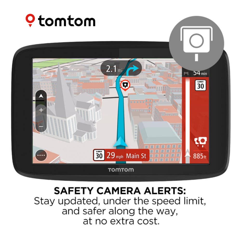 5" GPS Navigation Device with World Maps & Traffic Alerts