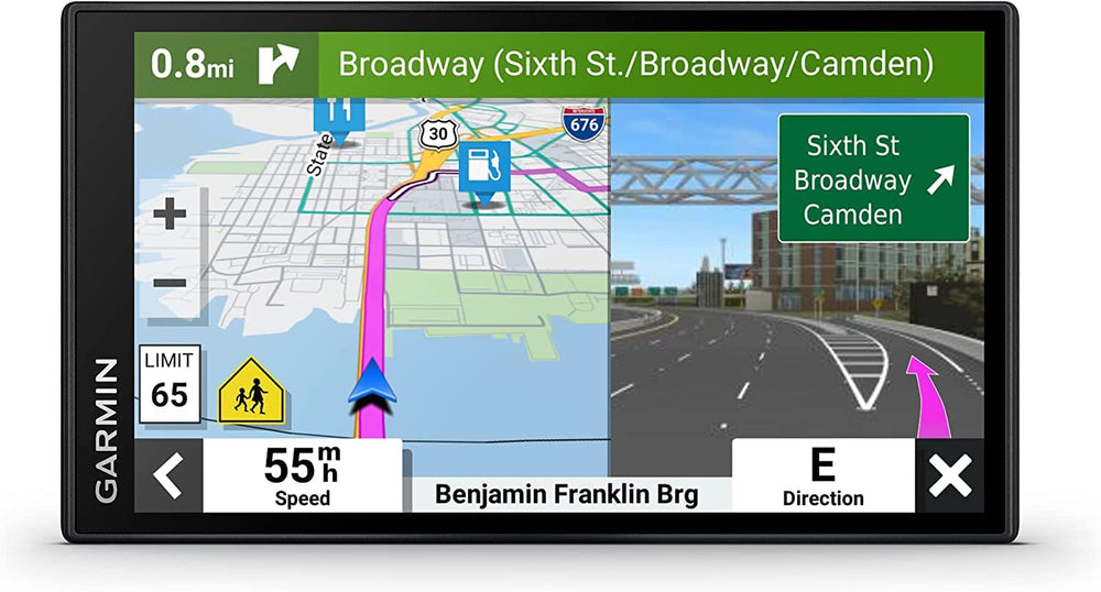6" Glass Screen Car GPS Navigator