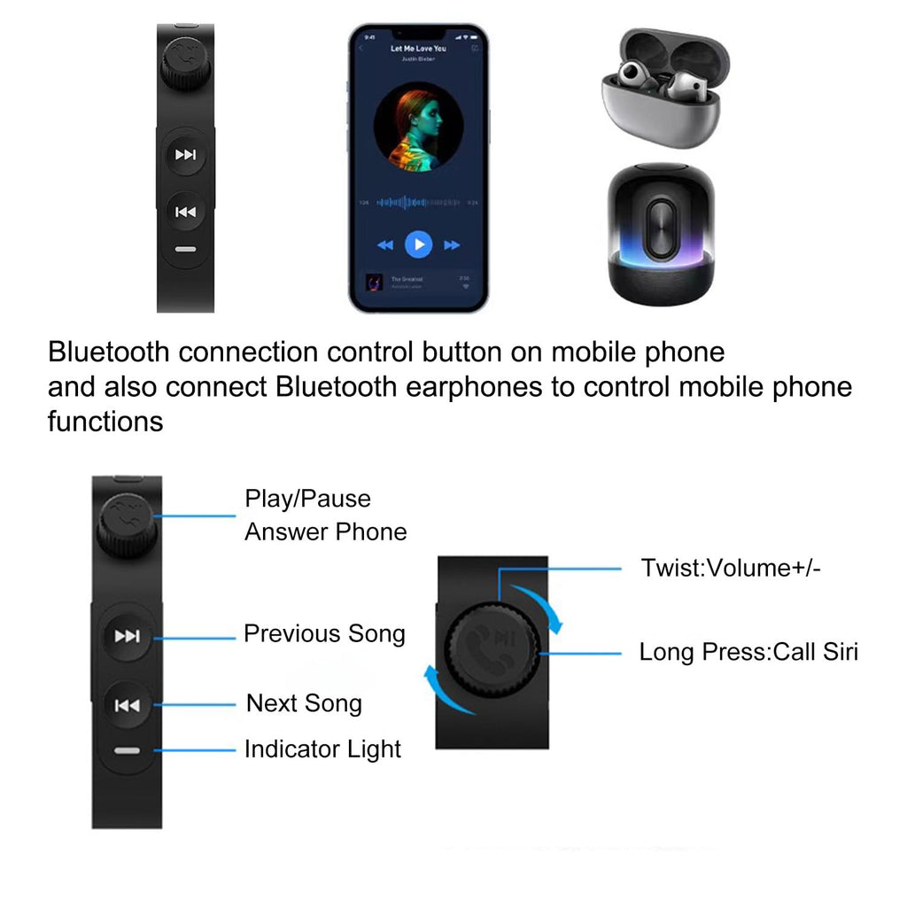 Bluetooth Media Controller Button