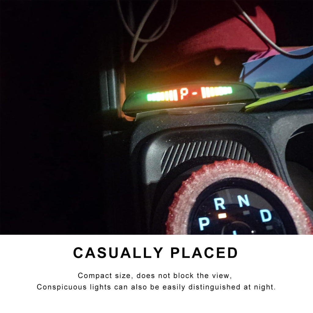 4-Sensor Reverse Parking Radar with LED Display & Buzzer