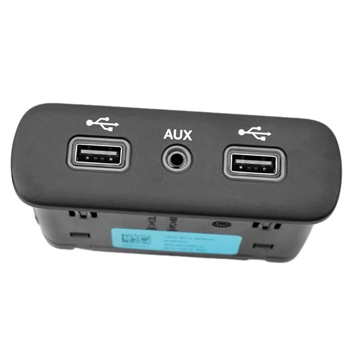 Car USB Hub with 4 Fast Charging Ports & Media Interface