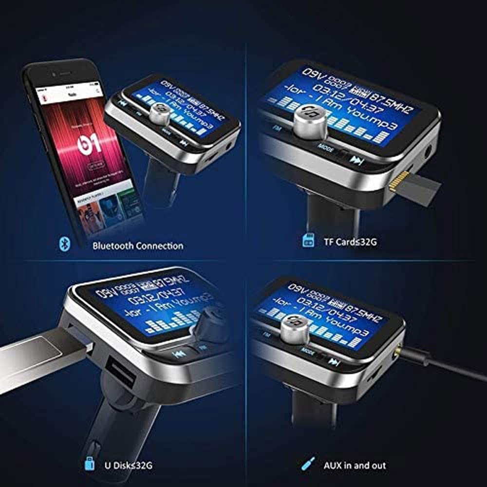 Quick Charge Car FM Transmitter & MP3 Player