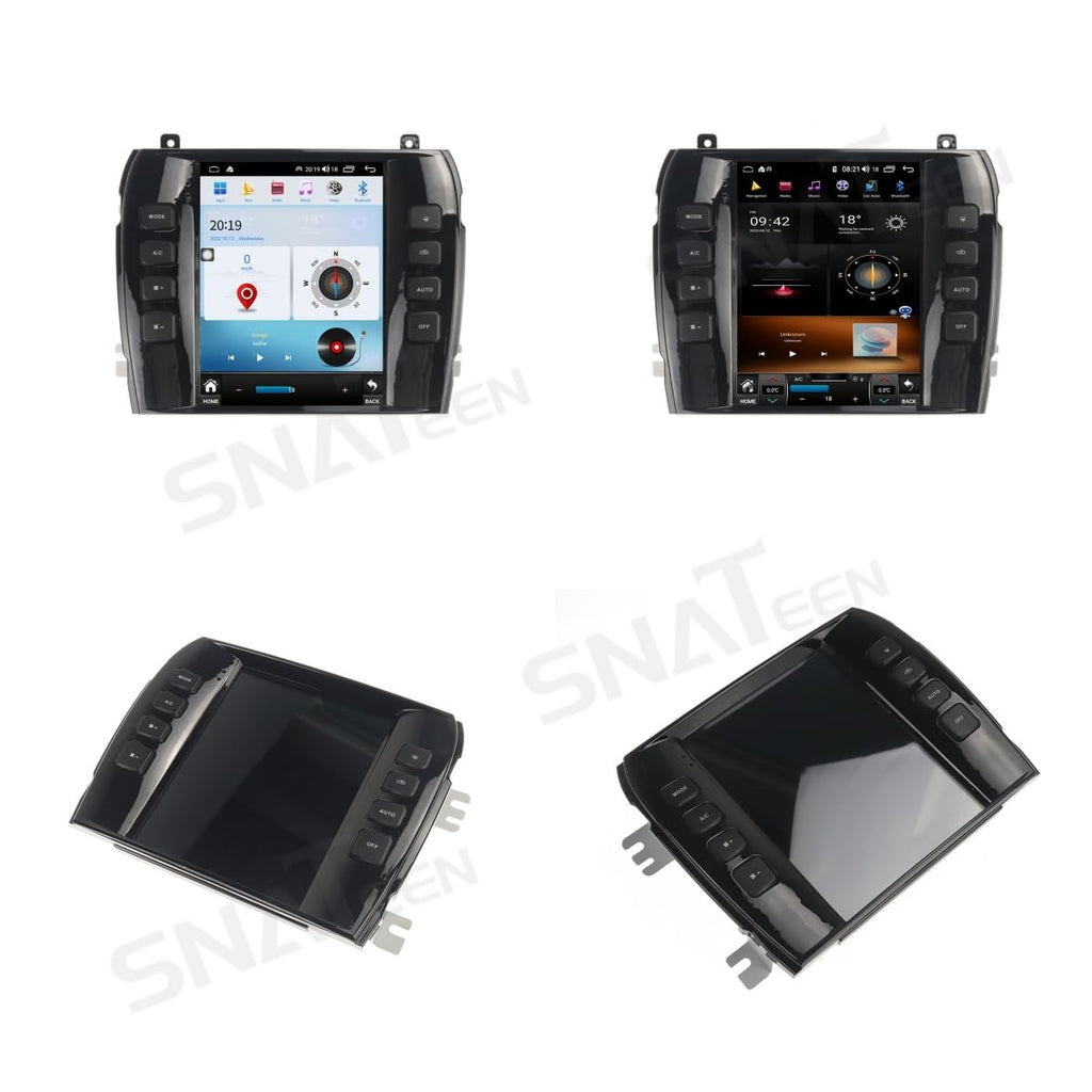 9.7" Screen Android 13.0 Car Stereo Radio for Jaguar XJ XJL 2004-2009 Tesla Style Radio Player Car GPS Navigation, WiFi, Bluetooth, Carplay Unit (High Version, 8-256GB)