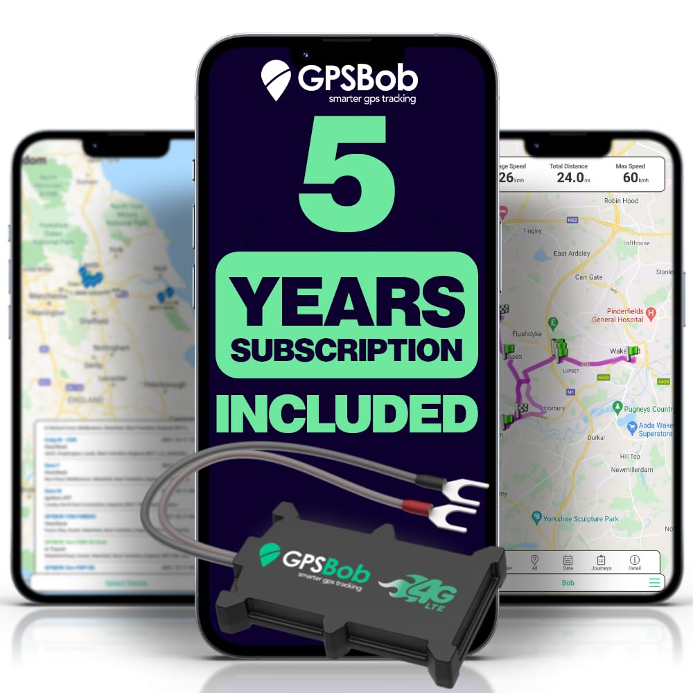 4G Hardwired GPS Tracker for Vehicles with Route History