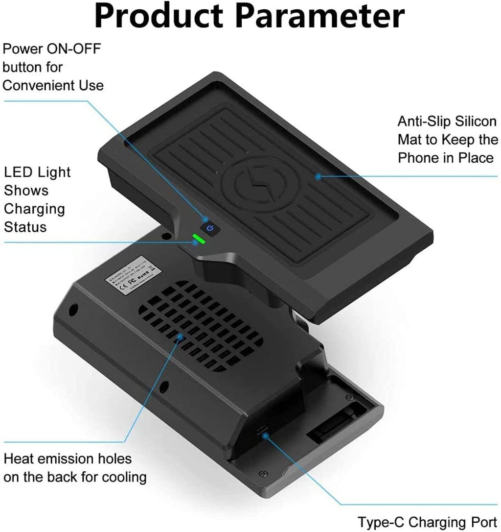 15W Wireless Car Charger for Volvo XC Series 2016–2021