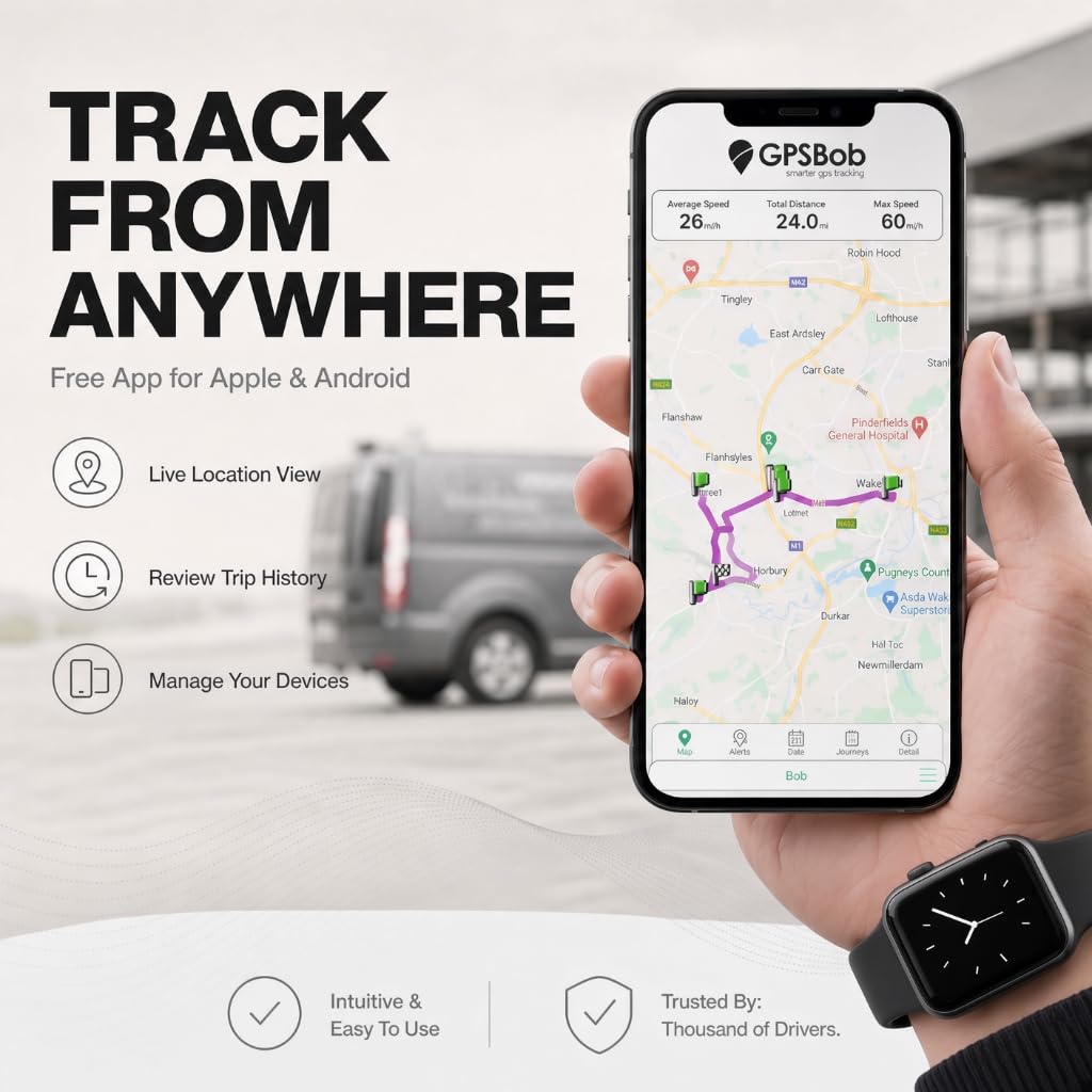 4G Hardwired GPS Tracker for Vehicles with Route History