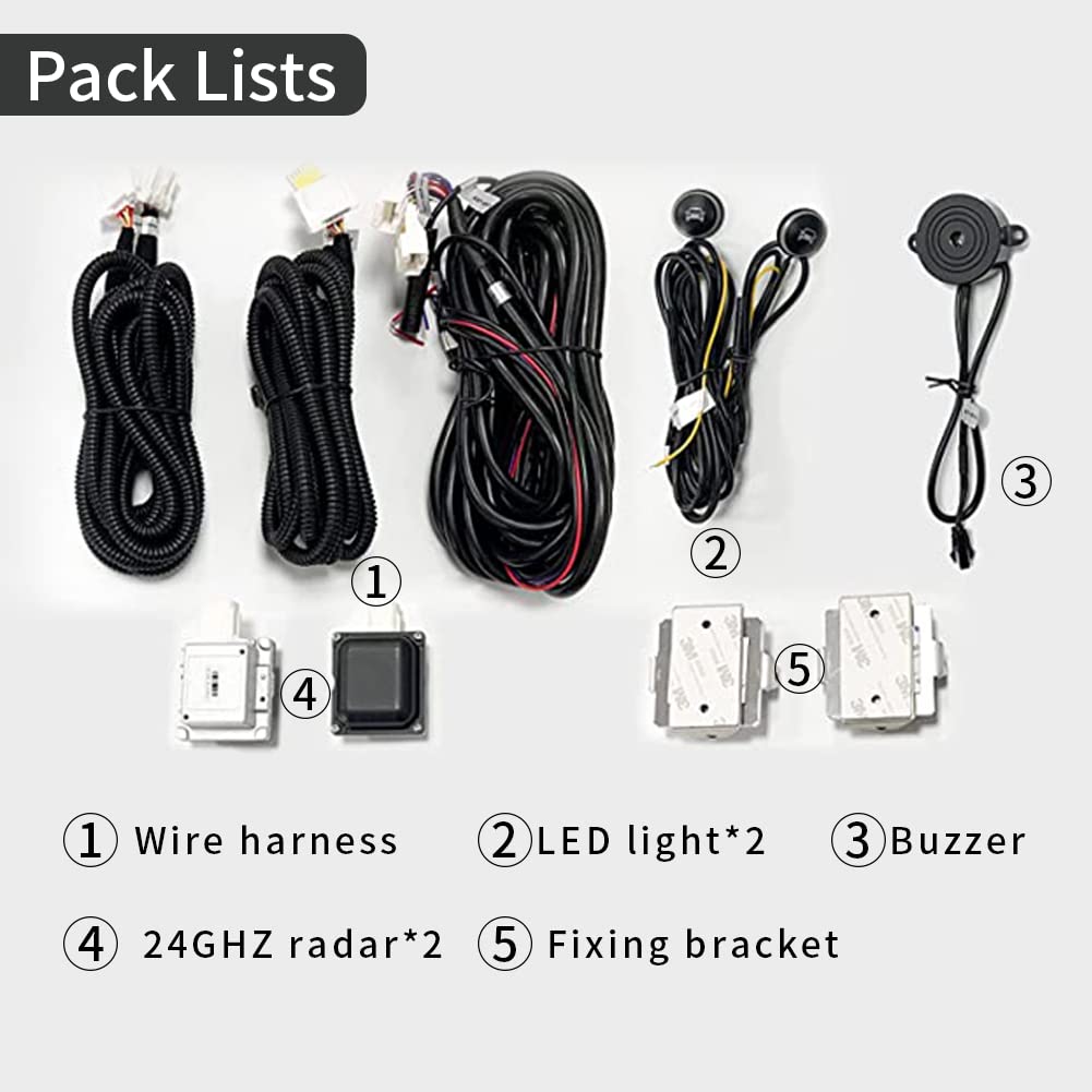 77GHz Blind Spot Monitoring System with Lane Change & Parking Assist