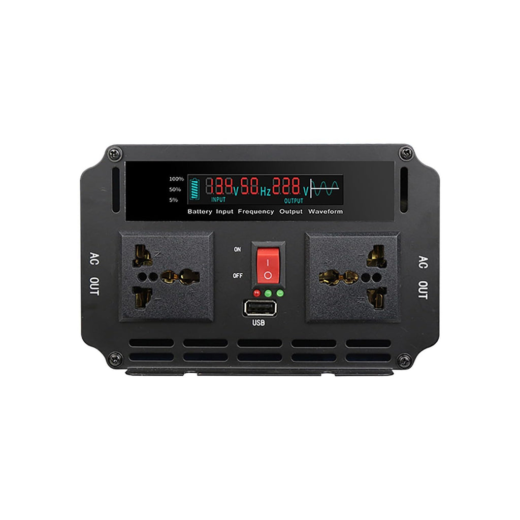 12V/24V Power Inverter with USB Ports & AC Outlet
