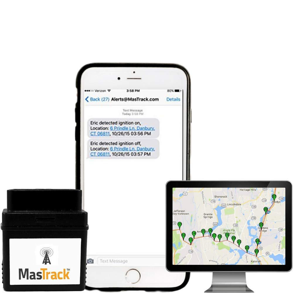MasTrack MT-OBD Live GPS Vehicle Tracker with Engine Diagnostics