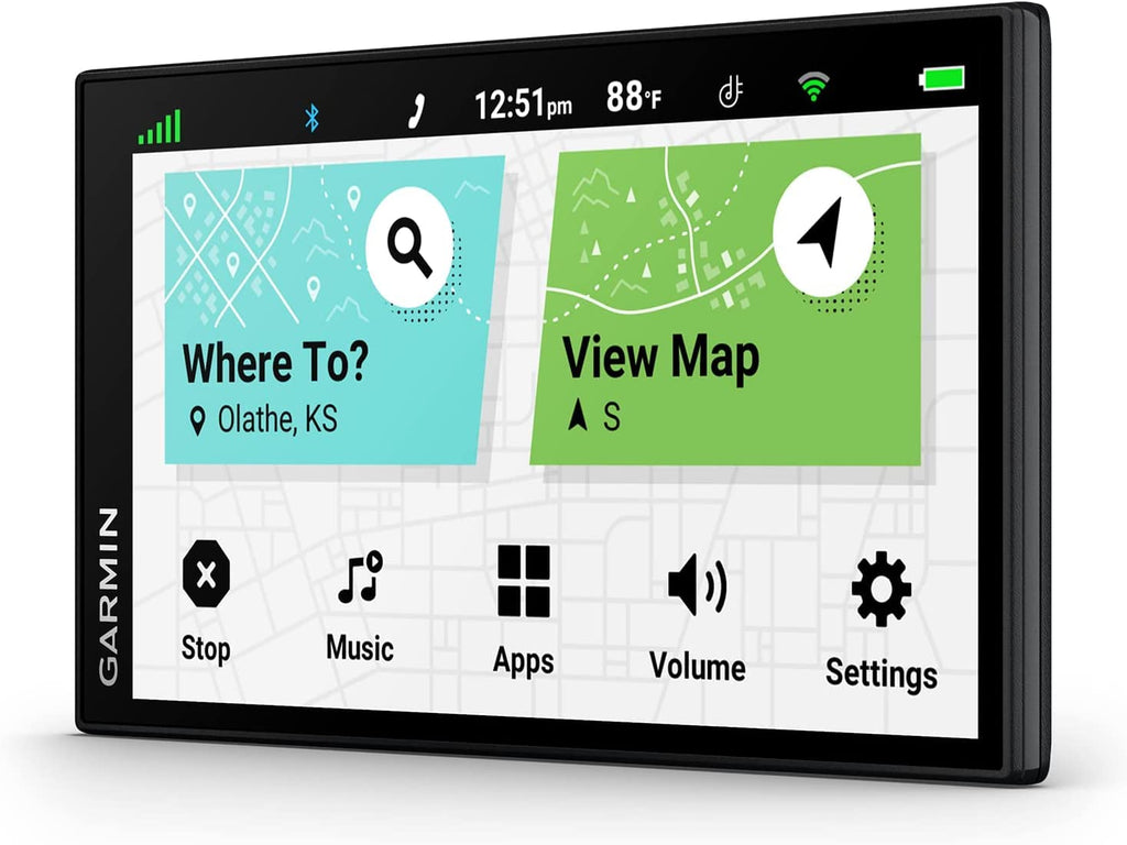 6" Glass Screen Car GPS Navigator