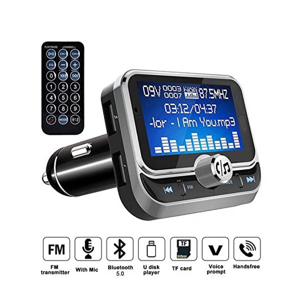 Quick Charge Car FM Transmitter & MP3 Player