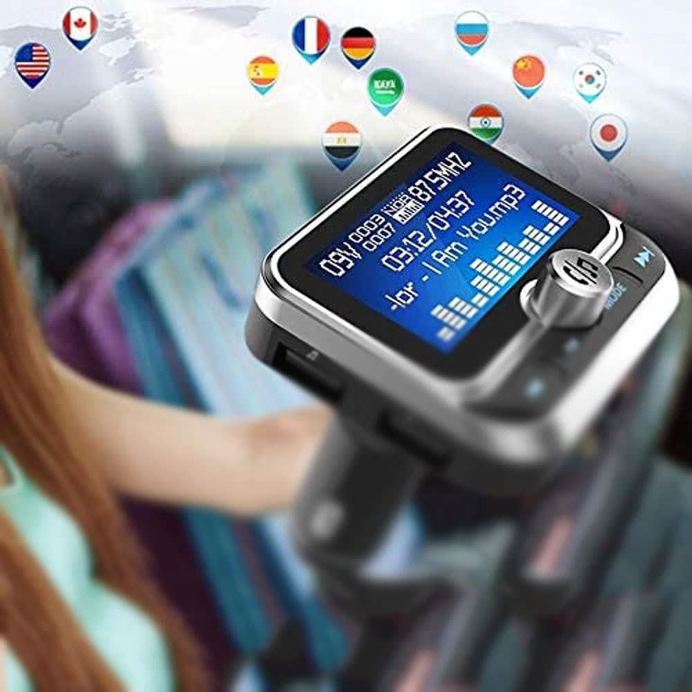 Quick Charge Car FM Transmitter & MP3 Player
