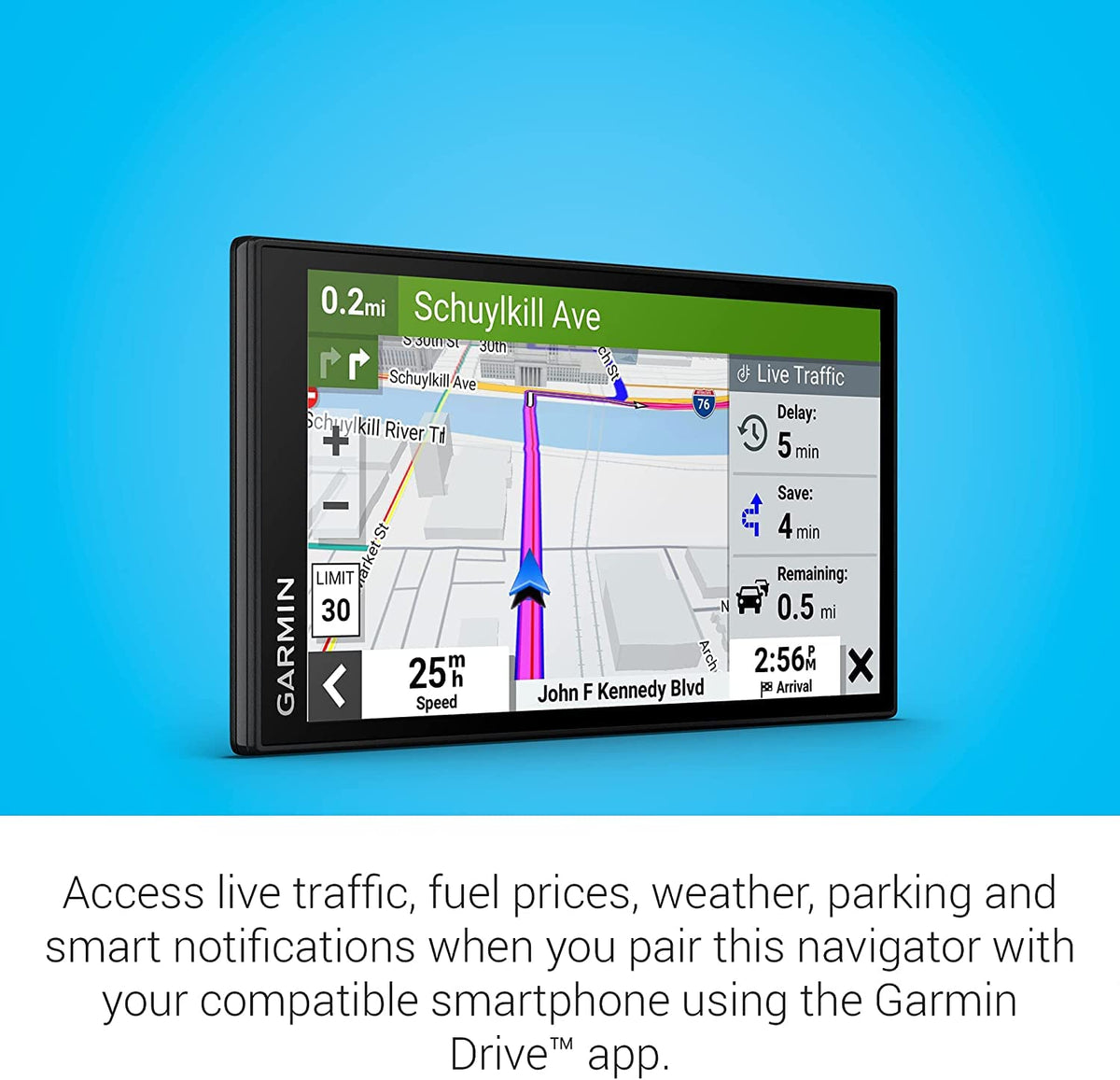 6" Glass Screen Car GPS Navigator