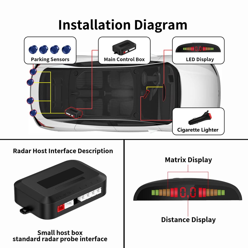 EKYLIN Wireless Reversing Sensor Kit