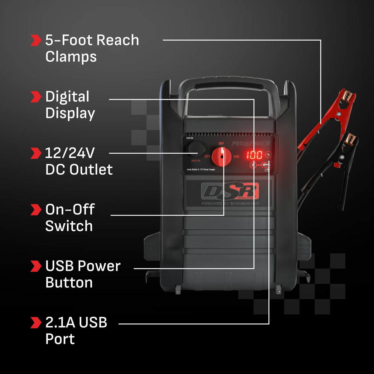 Schumacher DSR ProSeries Peak Amp Jump Starter