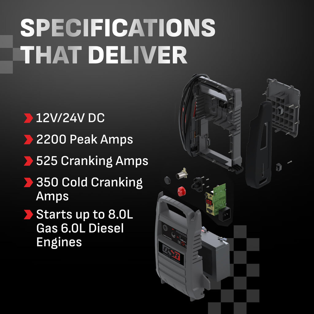 Schumacher DSR ProSeries Peak Amp Jump Starter