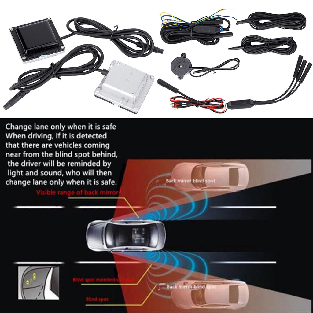 24GHz Blind Spot Monitoring System with Lane Change & Rear Traffic Alert