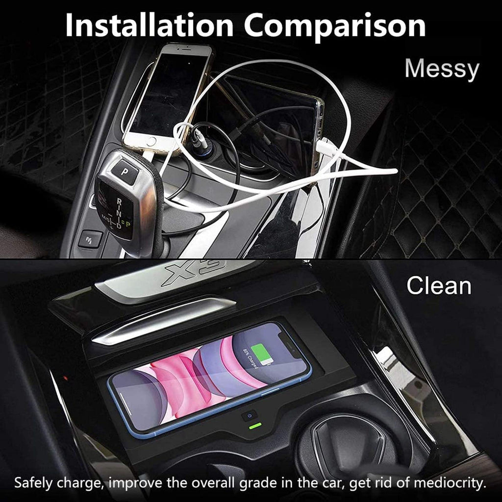 15W Wireless Car Charger for Volvo XC Series 2016–2021