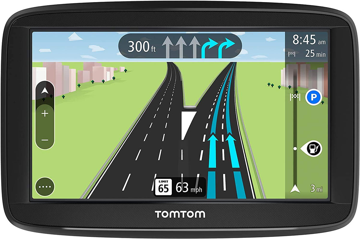 GPS Navigation Device with Traffic, Lane Guidance & Voice Directions