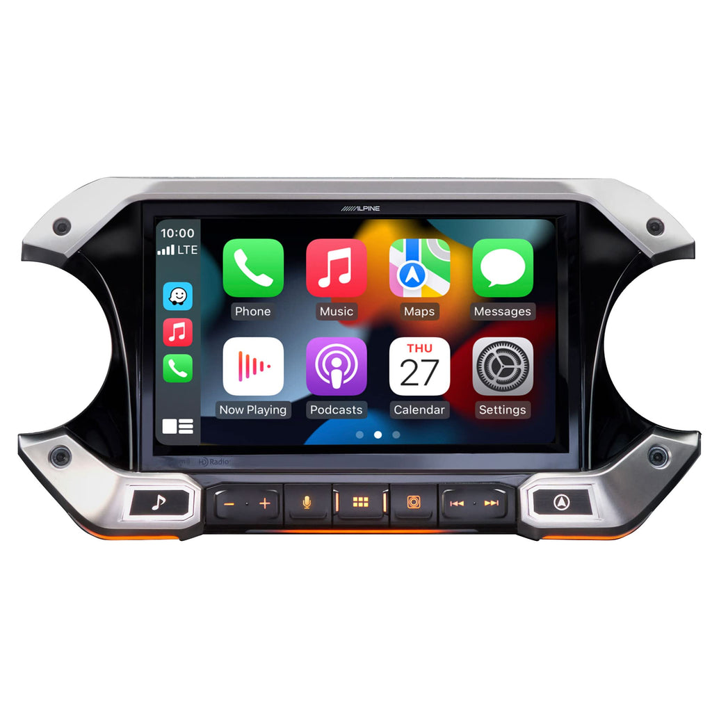 9" Multimedia Receiver with License Plate Camera for Jeep Wrangler & Gladiator