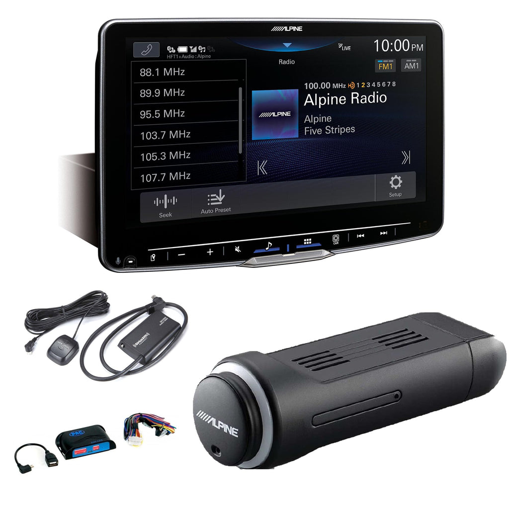 Alpine ILX-F511 Halo11 Receiver KTX-NS01 Nav Bundle