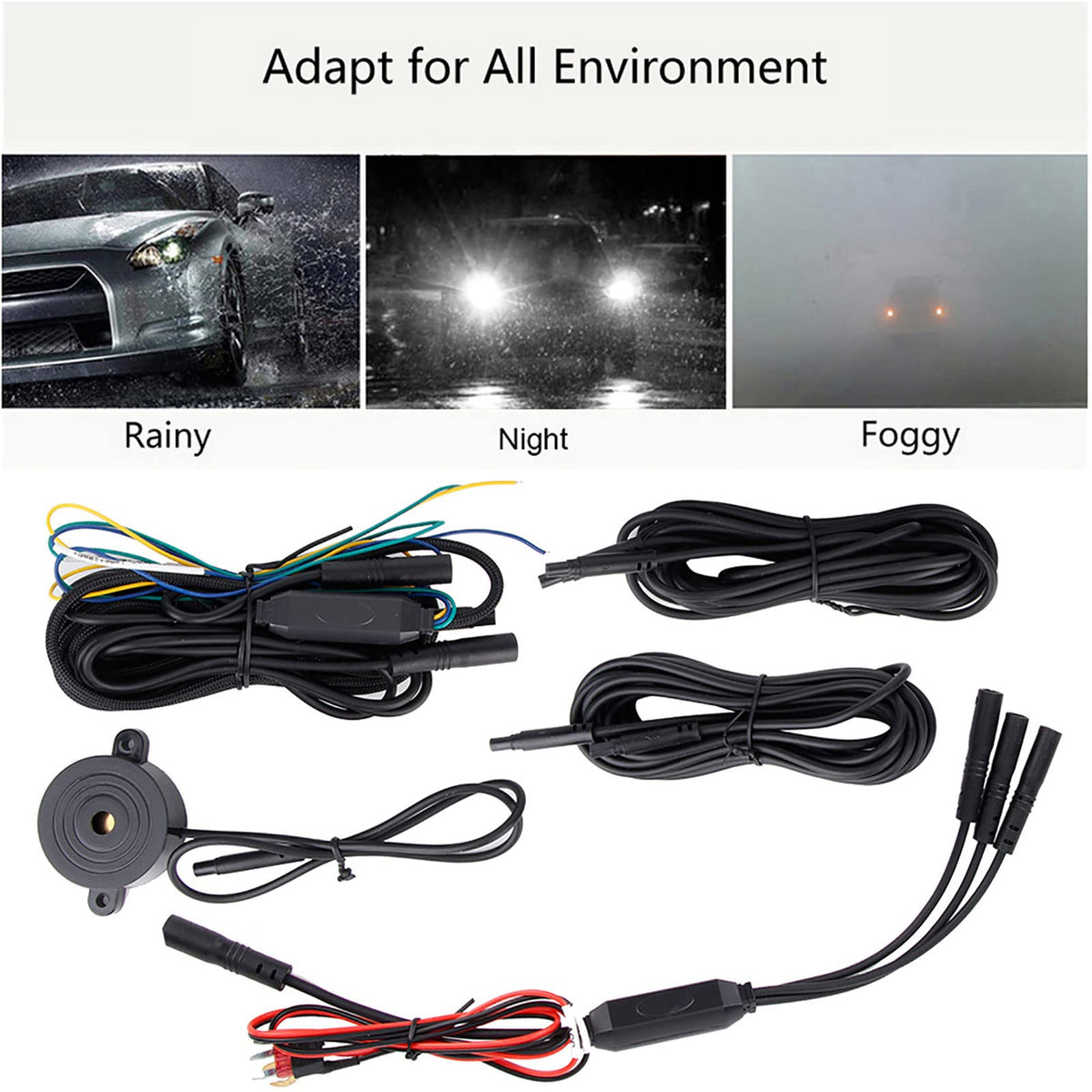24GHz Blind Spot Monitoring System with Lane Change & Rear Traffic Alert