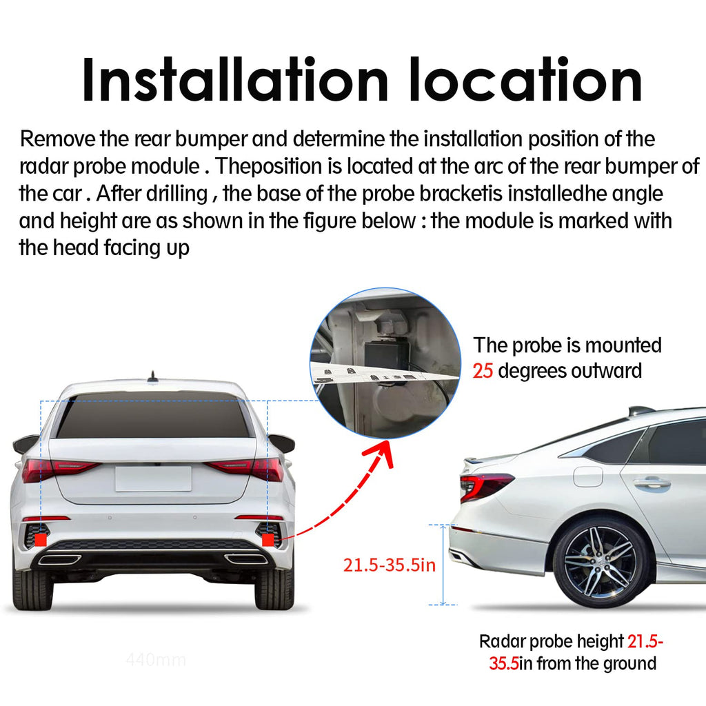 77GHz Blind Spot Monitoring System with Lane Change & Parking Assist