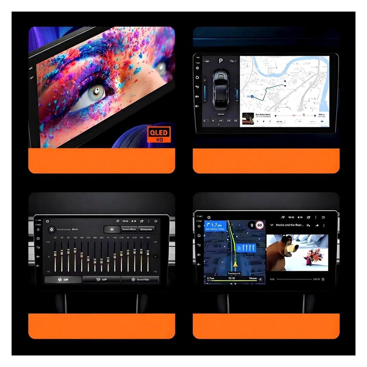 9.7" Android 15 CarPlay Stereo for Ford C-MAX & Kuga 2012–2019