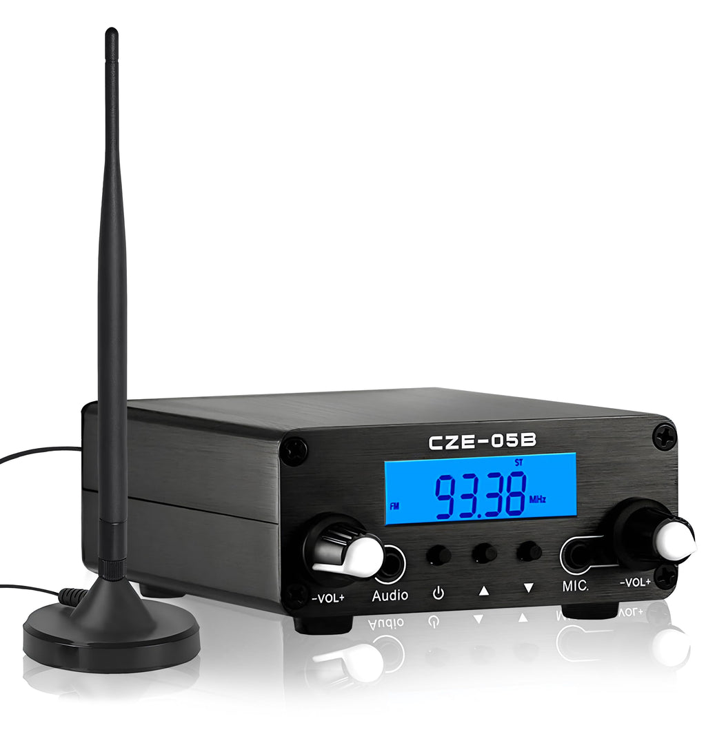 Long-Range Stereo FM Transmitter for Events & Drive-In Use