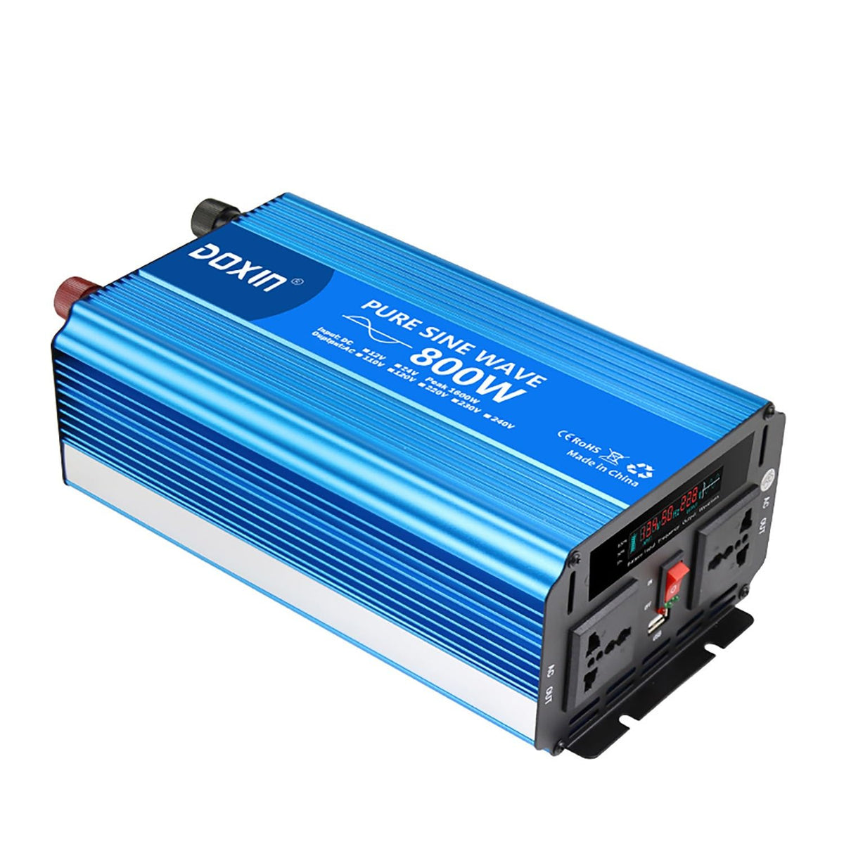 12V/24V Power Inverter with USB Ports & AC Outlet