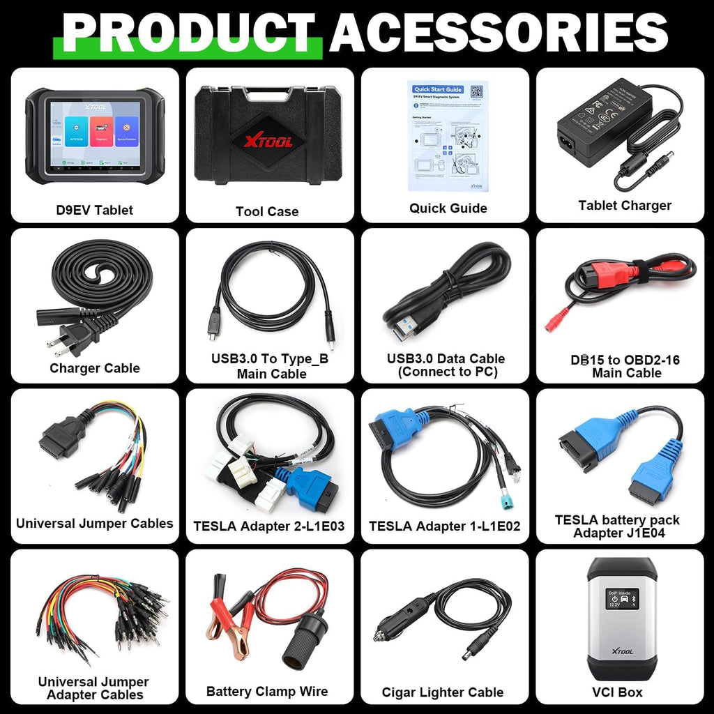 EV Diagnostic Scan Tool with Battery Analysis & 46+ Resets