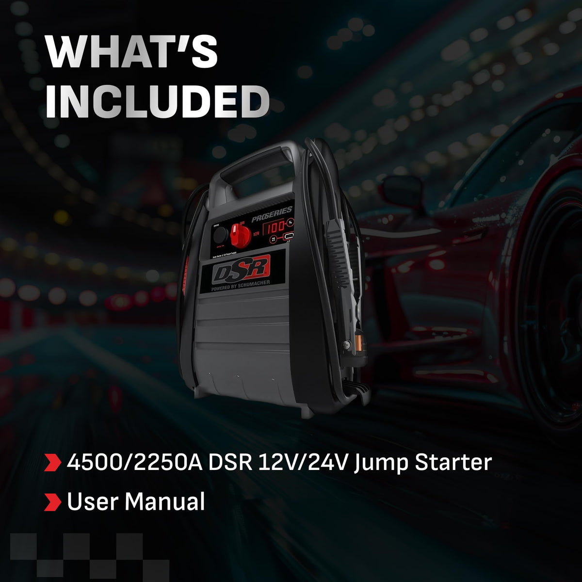 Schumacher DSR ProSeries Peak Amp Jump Starter