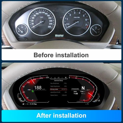 10.25" Digital Head-Up Display for BMW E90/E91/E92/E93 2005–2012