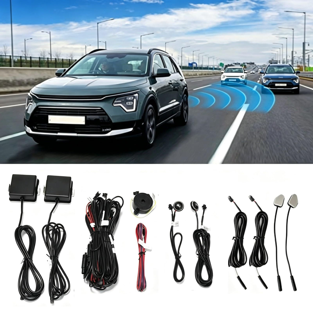 77GHz Blind Spot Monitoring System with Lane Change & Parking Assist