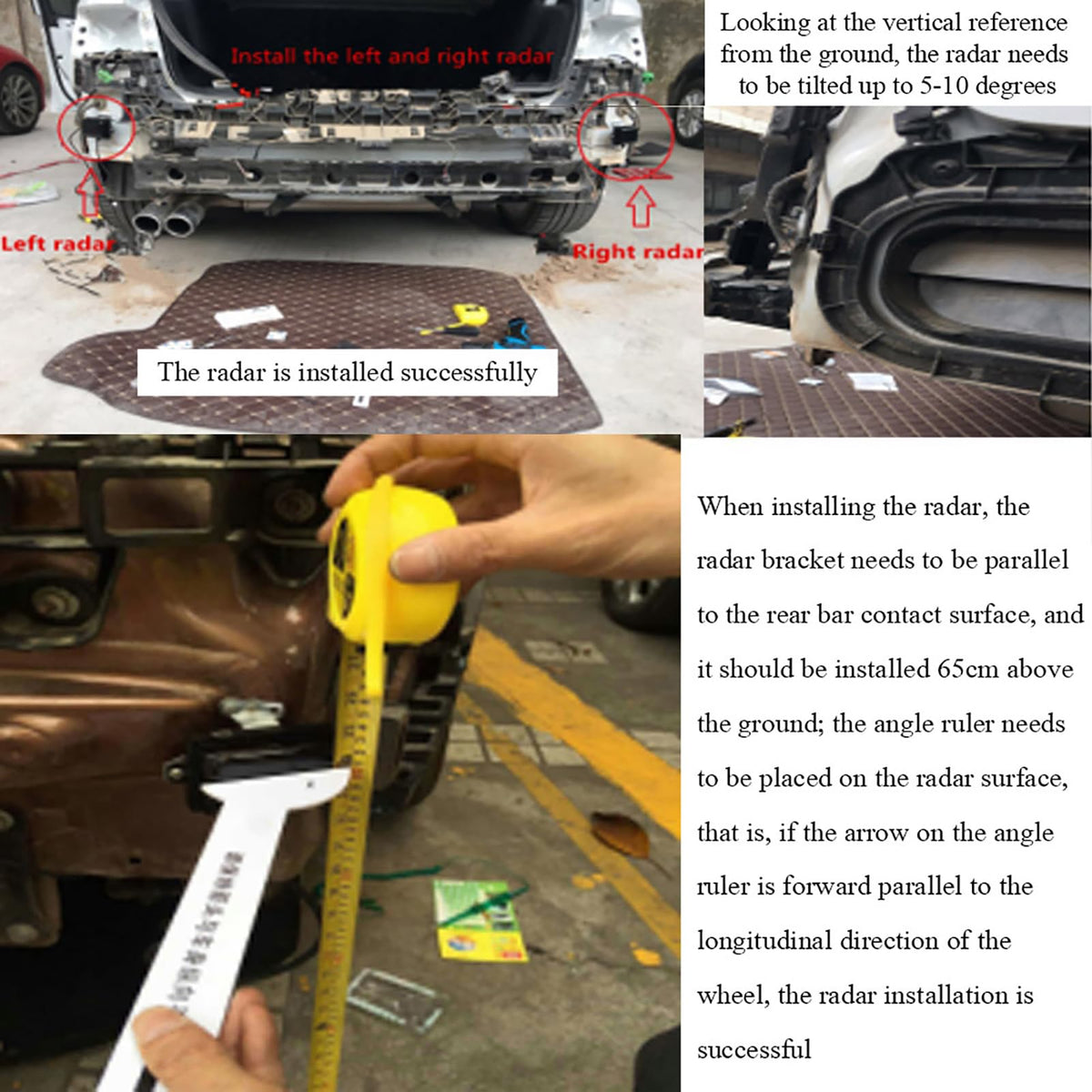 24GHz Blind Spot Monitoring System with Lane Change & Rear Traffic Alert