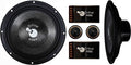 8" 2-Ohm Carbon Fiber Component Speaker Set with Crossovers & Silk Dome Tweeters