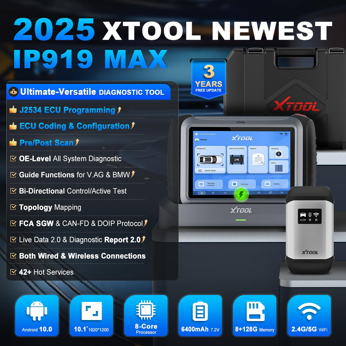J2534 ECU Programming Scanner with Topology Mapping & ECU Coding