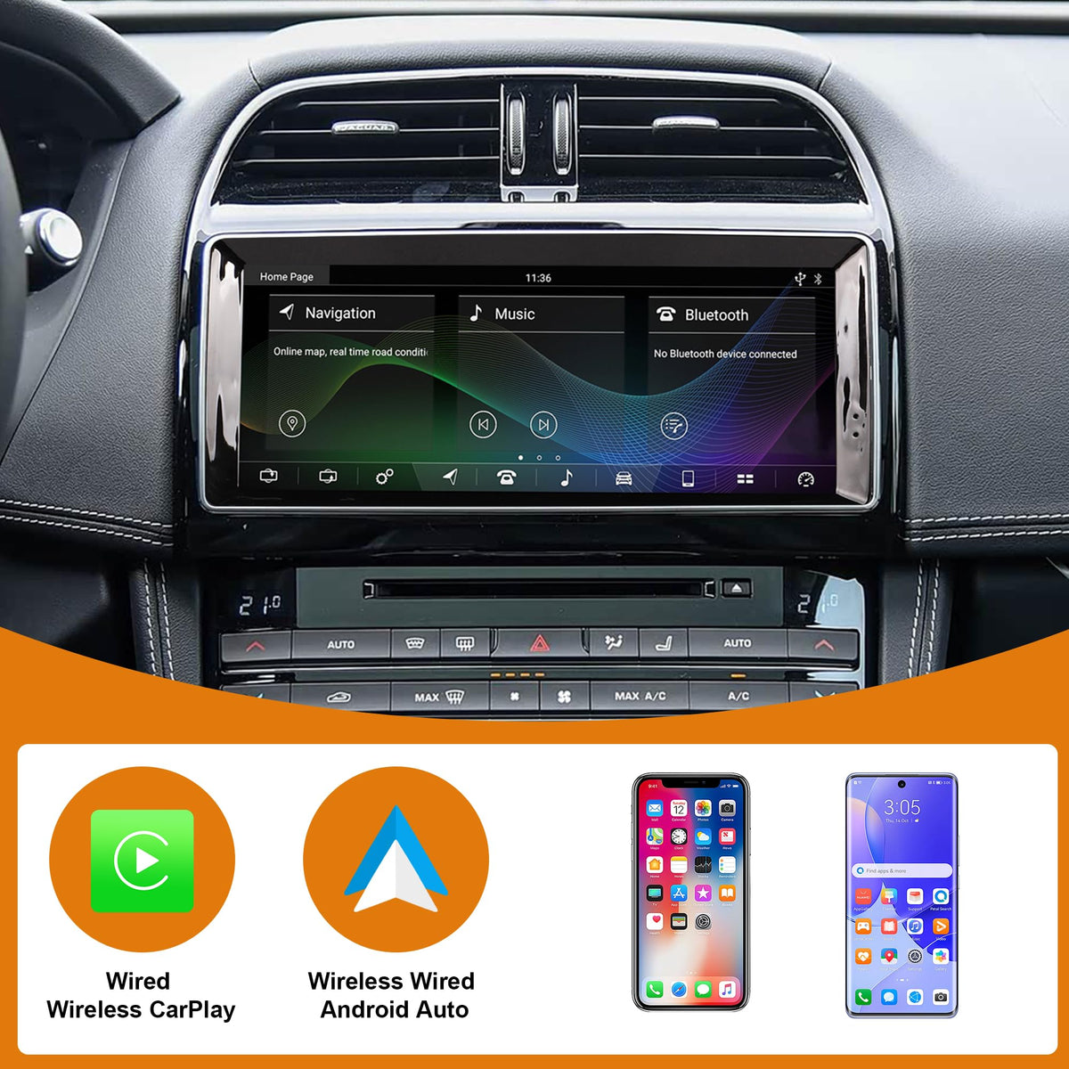 Car Stereo for Jaguar F-PACE 2016-2019